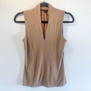 RW&CO. Warm Beige Sleeveless Top